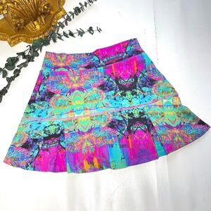 Dona Jo Athletic Pleated Tennis Skort Skirt Size 1 Small Pickleball Golf Y2K